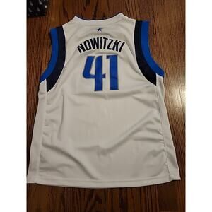Adidas Dirk Nowitzki Dallas Mavericks Youth Size Large NBA Basketball Boys